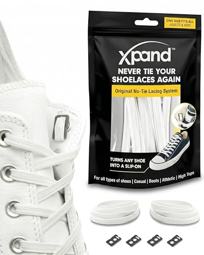 Xpand No Tie Elastic Shoe Laces for Sneakers