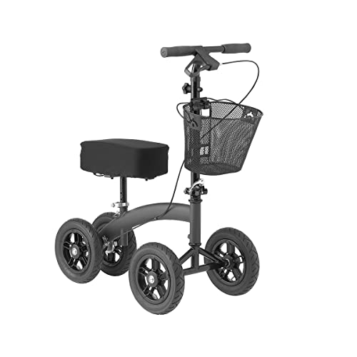 Medline All-Terrain Knee Walker, 10" Pneumatic Tires