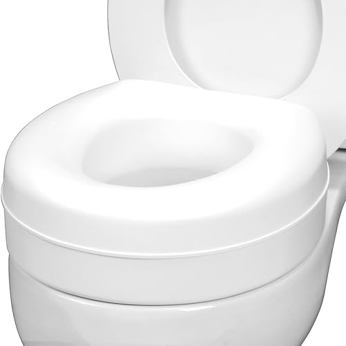 HealthSmart Enhanced Comfort 5" Raised (Round) Toilet Seat Riser