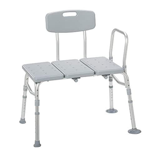 Drive Medical Tub Transfer Bench for Bathtub, Height Adjustable